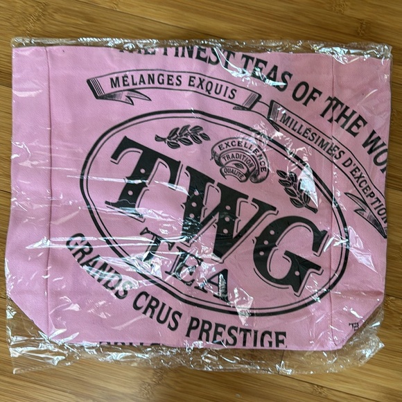 NWT. TWG Tea tote bag. $20 or Free with bundle. - Picture 3 of 4